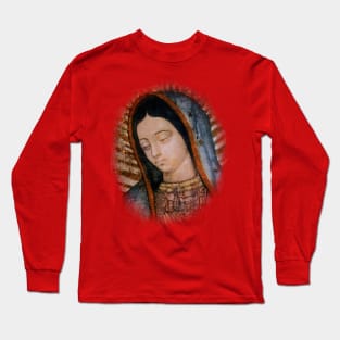 Our Lady of Guadalupe Replica Bust Long Sleeve T-Shirt